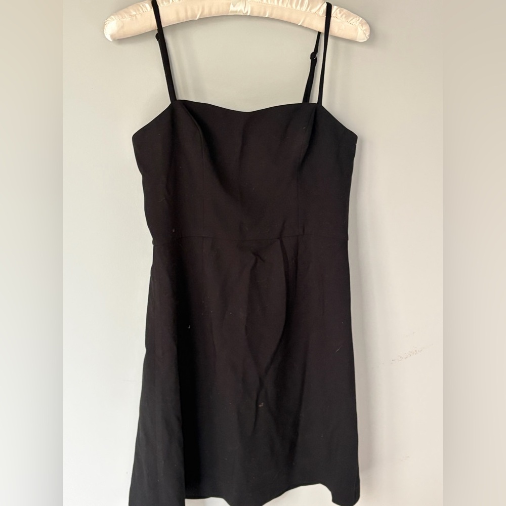 French Connection Black Mini Dress with Thin Straps